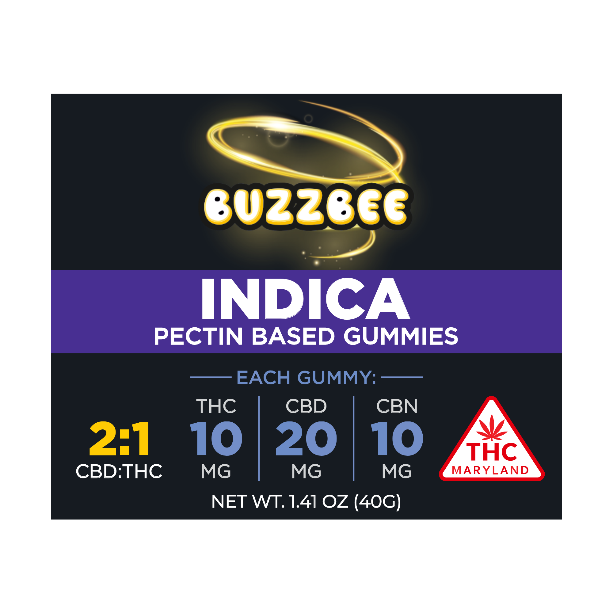BuzzBee - Indica Pectin Gummies