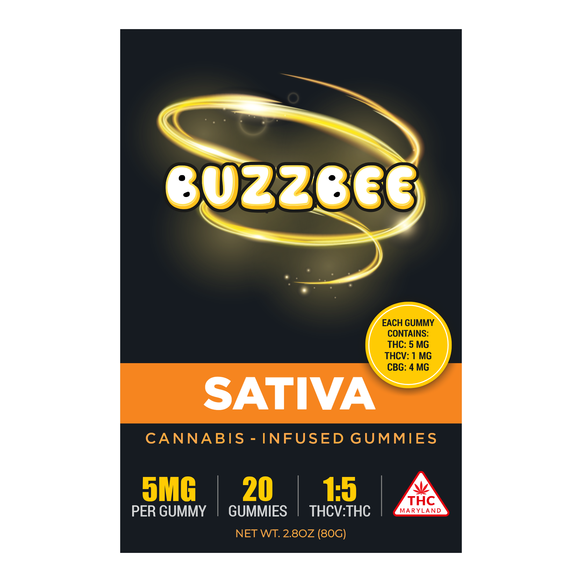 BuzzBee - Sativa Gelatin Gummies